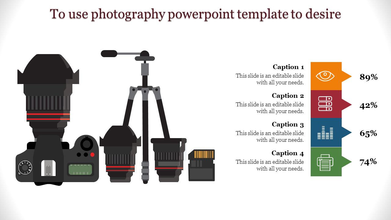photography powerpoint template-To use photography powerpoint template to desire